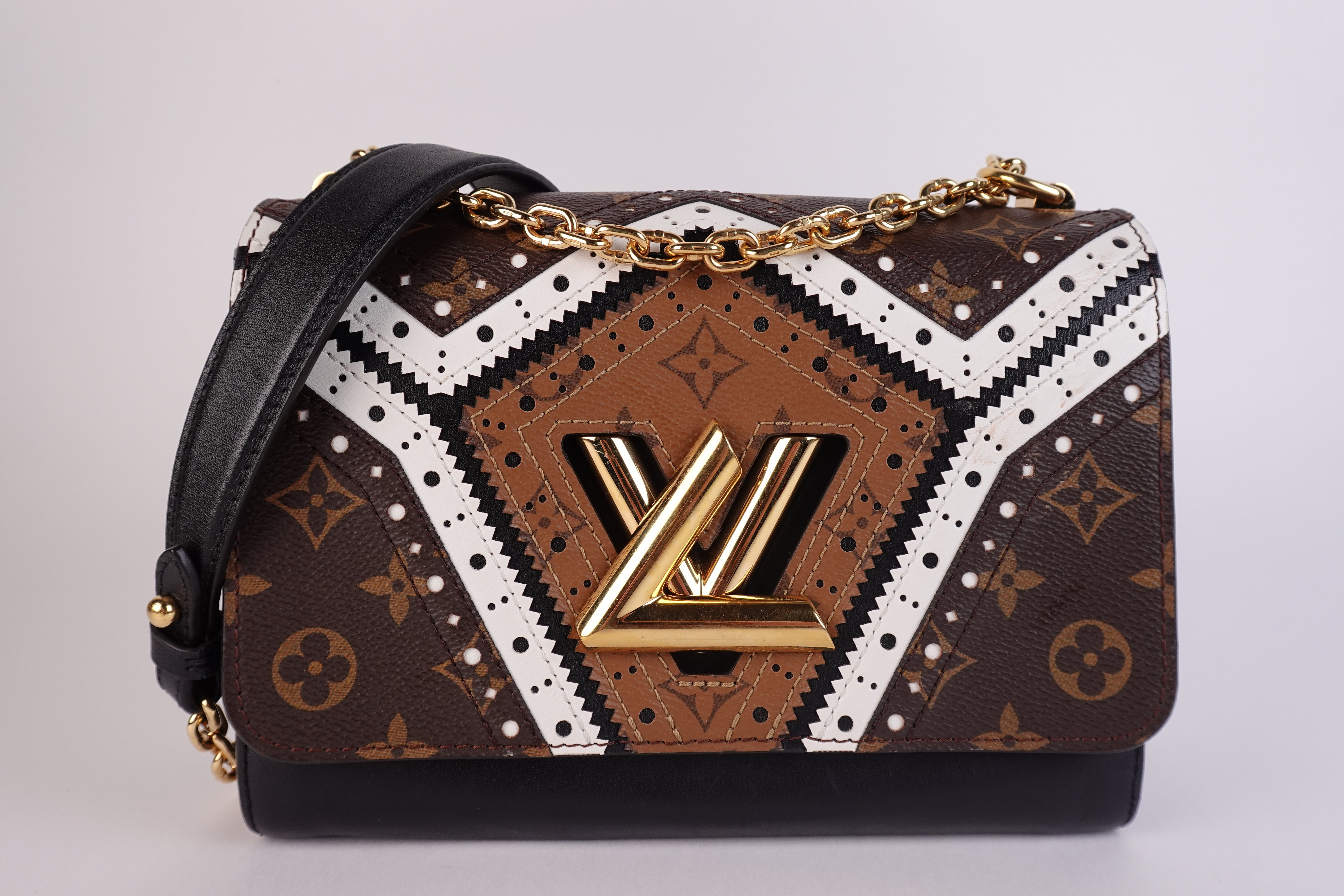 Louis Vuitton Reverse Monogram Veau Satin Twist MM