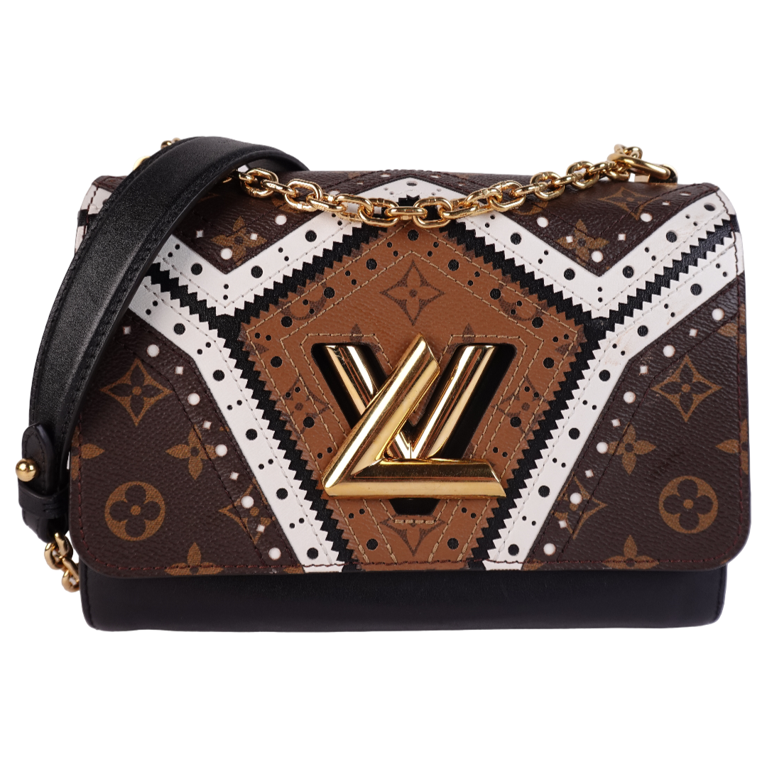 Louis Vuitton Reverse Monogram Veau Satin Twist MM