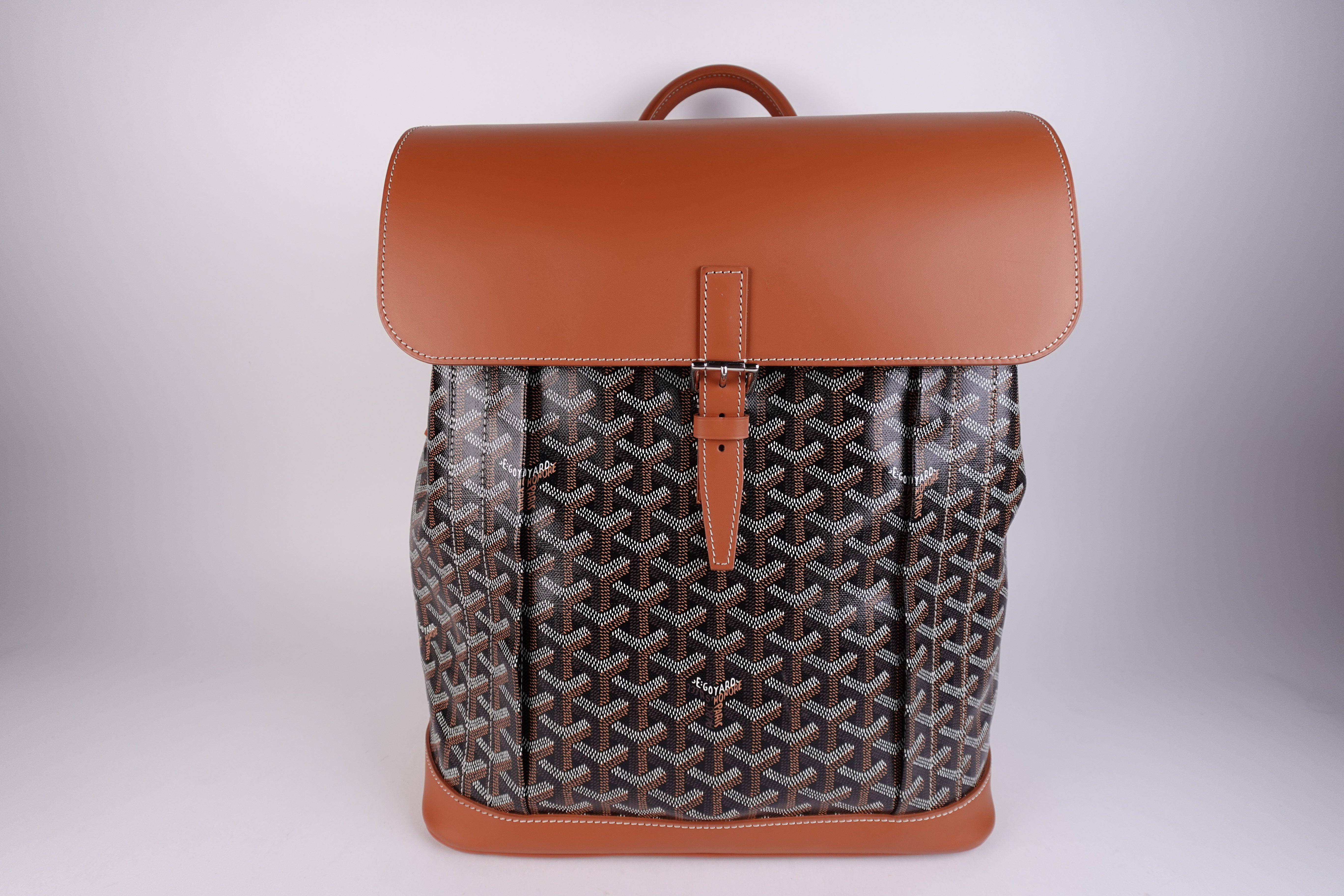 Goyard Alpin MM Backpack Black/Brown