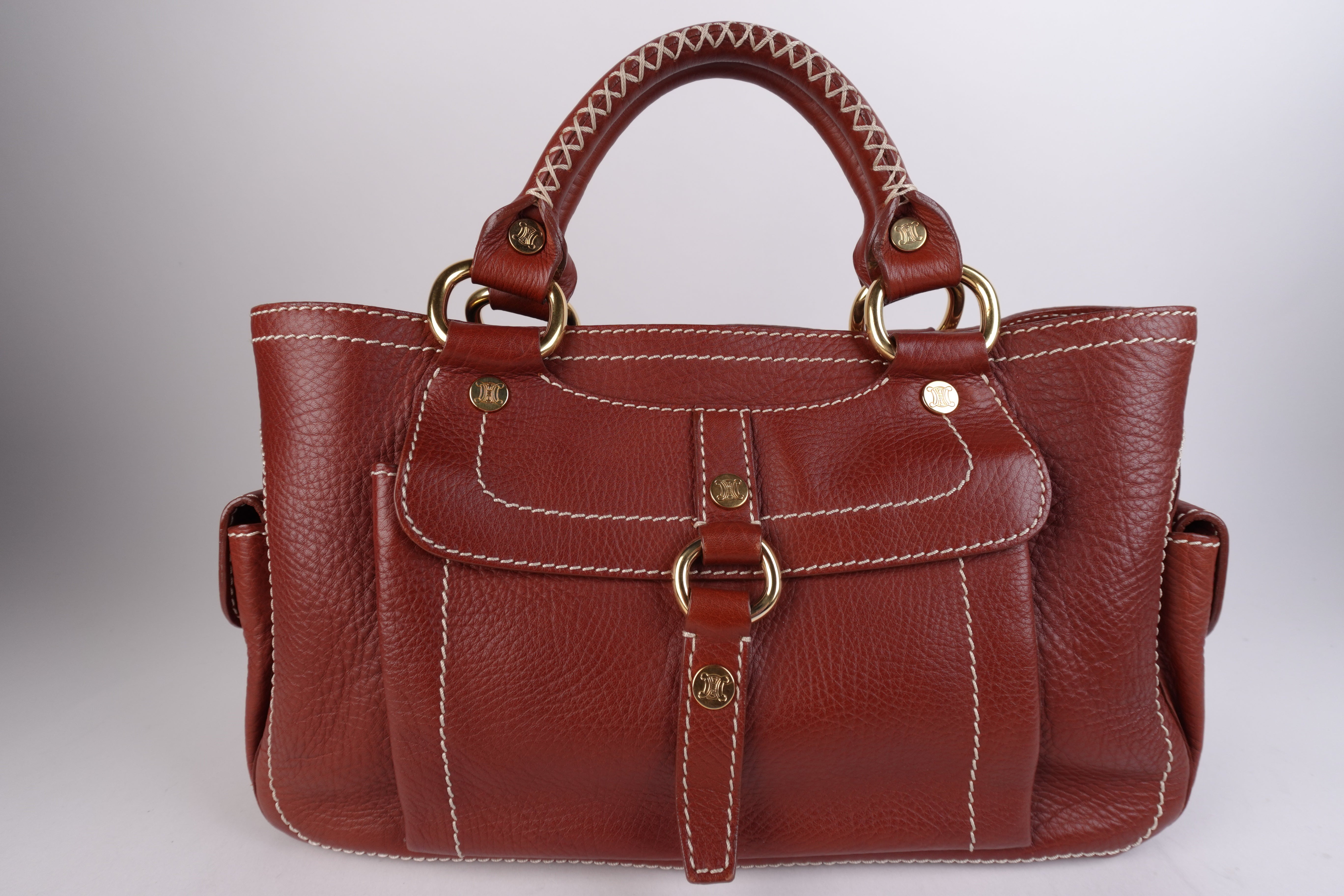 Celine Boogie Multi-pocket Handbag Brown