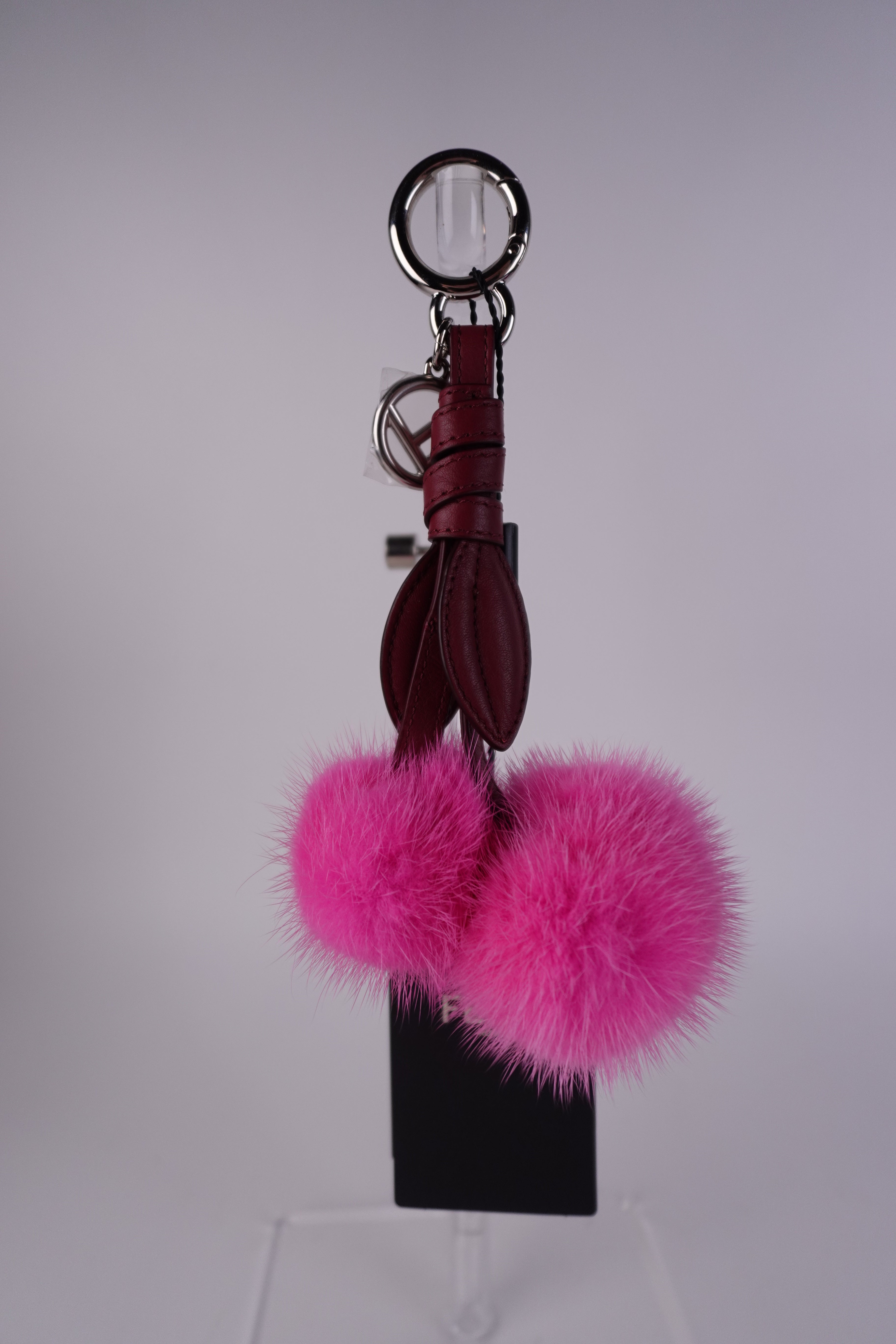 Fendi Mink Cherries Bag Charm Pink Red Chapman s