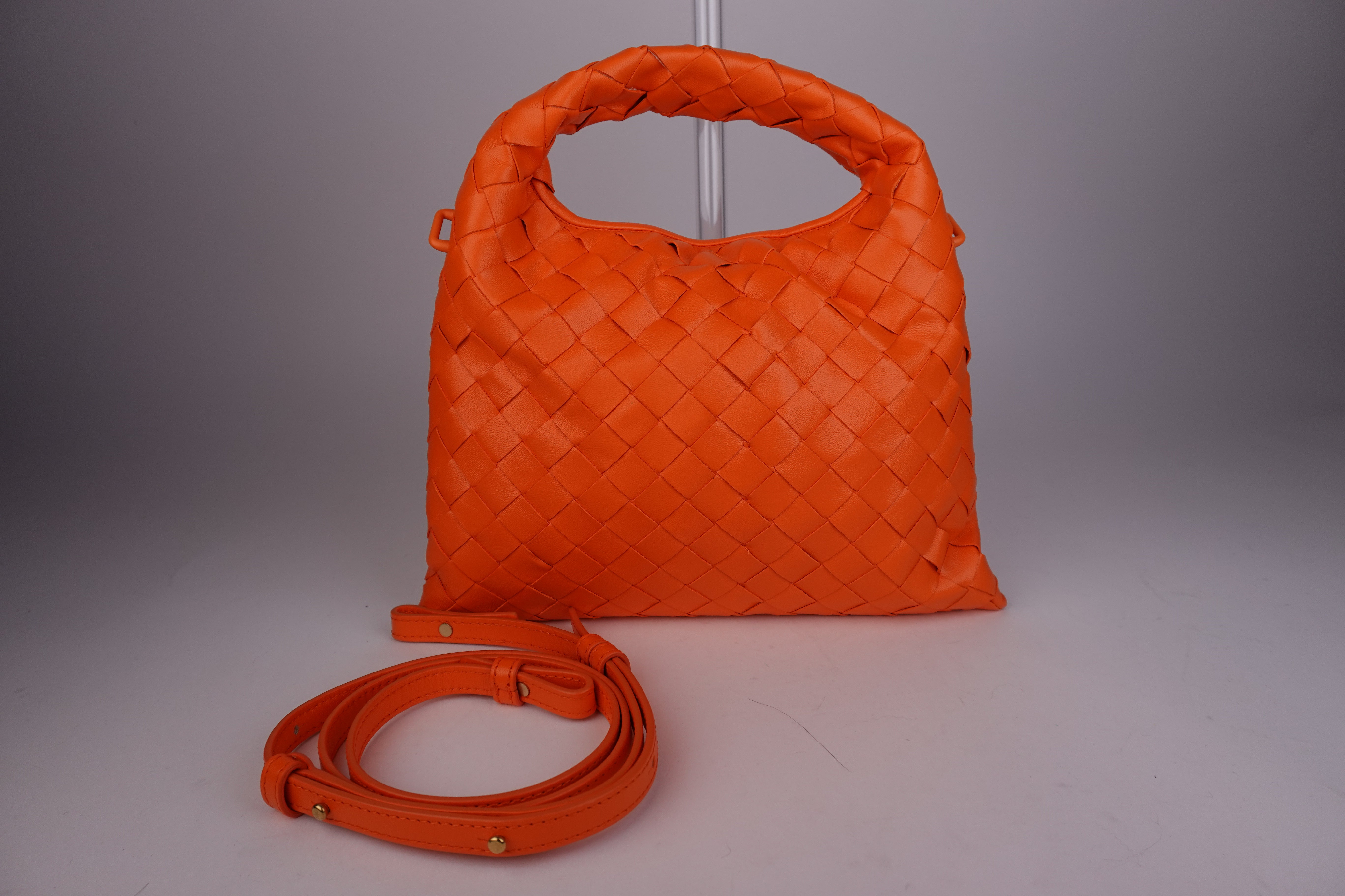 Bottega Veneta Intrecciato Mini Hop Orange